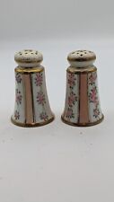 Antique Vintage Nippon Hand Painted Roses Salt & Pepper Shakers picture