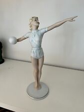 Schaubach Kunst Germany Porcelain Volleyball Girl picture