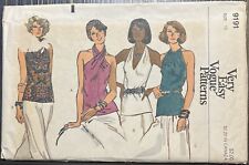 Very Easy Vogue 9191 Sewing Pattern Size 10 Misses’ Blouses Uncut Factory Fold picture