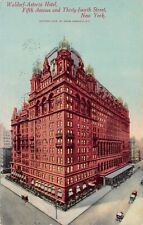 Waldorf-Astoria Hotel, Manhattan, New York City, Early Postcard, Used in 1911 picture