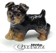 ➸ LITTLE CRITTERZ Dog Miniature Figurine Yorkshire Terrier Yorkie Smoky picture