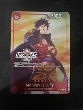 One Piece Card Game Monkey D. Luffy P-001 Online Regionals 2024 Variant NM ENG picture