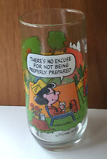 McDonald's Glass Camp Snoopy Collection-There's no excuse-not properly prepared picture