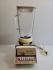 Vintage 1970's Osterizer Blender Pulse Matic Model 658 Avocado  Chrome picture