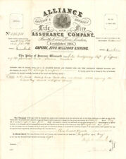 Alliance British and Foreign Life and Fire Assurance Co. - Insurance picture