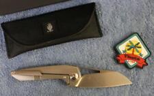 Kizer Ki4514 Theta Titanium Gray Folding Knife CPM-S35VN Blade Wharncliffe NEW picture