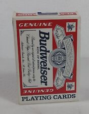Playing Card Company Vintage Budweiser Playing Cards Plastic Coated Made In USA  picture