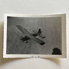 Vintage B&W Snapshot Photograph Toy Model Plane Object Odd Abstract Nostalgic picture