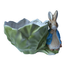 VTG Peter Rabbit Beatrix Potter Teleflora Cabbage Planter Dish FW Co 1998 picture