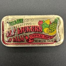Vintage 1978 Village Moisturizing Lip Lickers Balm tropical punch Tin  Only 1/5 picture