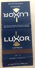 Vintage 30 Strike Matchbook Cover - Luxor Casino Las Vegas, NV    B picture