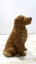 Vintage Hand Made Labrador Golden Retriver Dog Figurine 5 inch tall picture