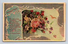1909 Artist J Leslie Melville Language of Flowers C Preston Wynne Postcard picture