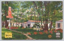 Dunsmuir California, Oak Lo Motels, Advertising, Vintage Postcard picture