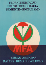 PORTUGAL revolution, Propaganda 1974, April 25 MFA, Army Forces Movement picture