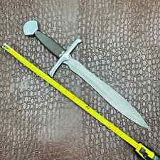 Custom Handmade Viking Sword Damascus Steel Sword Handle Brass&steel /Scabbard picture