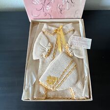 Vintage 1950s Wedding Baby Shower Gag Gift Kitchen Dishcloths as Baby Clothes picture