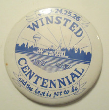 Winsted Minnesota Centennial 1987 MN Pinback Button picture