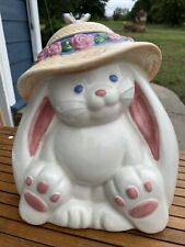 Vintage Treasure Craft Easter Bunny Cookie Jar picture