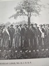 Officers Of Mohegan Lodge,No 22, I.O.O.F.  1896 Ephemera picture
