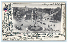 1902 Boulevard Columbus Monument Central Park PMC Posted Antique Postcard picture