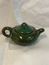 Cute Little Chinese Porcelain Green Ice Crackle Glaze Teapot picture