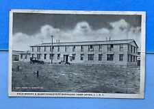 WWI CENSORED POSTCARD CAMP UPTON Long Island NY RARE c 1917 US Soldier BARRACKS picture