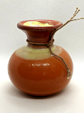 Vintage  Signed Los Caracoles Folk Art Craft Pottery  4