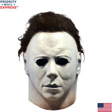 Michael Myers Mask Halloween Costume Scary Horror Murderer Cosplay-Adult Size picture