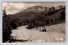 RPPC-Pikes Peak CO-Colorado, Auto Highway, Antique, Vintage Souvenir Postcard picture