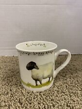 Kent Pottery Lazy Days Snoozing Sheep Bouncy Lambs Happy Bleats Coffee Mug Cup picture