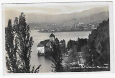 Postcard RPPC Chateau de Chillon et Montreux France picture