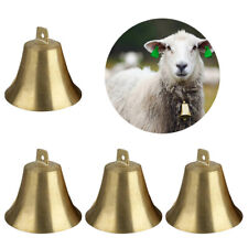 4X Brass Copper Bells Cow Horse Sheep Dog Animal Grazing Super Loud Farm  EAA picture