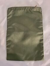 NOS OD Green Nylon Canvas  Military Zippered Pouch 9 3/4
