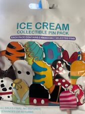 Disney Parks Ice Cream Mystery Collection 5 Pc Pin Pack Sealed NEW picture