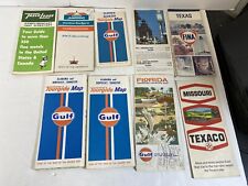 Lot Of 9Vintage Maps And Directories 1967 Travel Lodge Hojo Fina Texas Bama AA5 picture