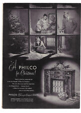 Philco Print Ad Radio Advertising Christmas  Presents Electronic Vintage 1947 picture