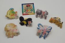 Vintage 2000 McDonald's TY Teenie Beanie Babies Lapel Pin Lot of 7 picture