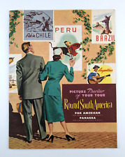 1952 Pan American Airways Panagra Preview Tour Round South America Brochure picture