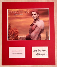 Autographed ELDEN RING Display Signed By ALLEGRA MARLAND 