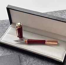 Luxury Princess Monaco Series Red - Rose Gold Color 0.7mm Rollerball Pen No Box picture
