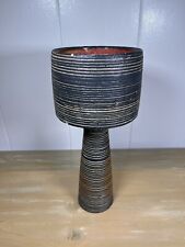 Vintage Japanese Ikebana Flower Vase Mid Century Pottery Art Bowl 12” picture