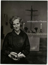 Dr. Margit Sahlin Sweden’s 1st Women Clergy, Original-Photo from 1960 picture