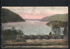 1909 WEST POINT,  NY * HUDSON RIVER VIEW looking NORTH * POSTED HAND COLORED  picture