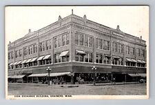 Brainerd MN-Minnesota, Exchange Building, Antique, Vintage Souvenir Postcard picture
