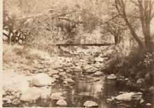 Wallingford Vermont Elfin Lake Bridge Otter Creek RPPC Postcard 1909 picture
