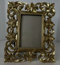 Vintage Victorian Gold Picture Frame Beautiful 3x5 picture