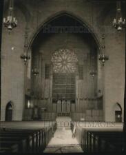 1928 Press Photo Interior view of Epwerth-Euclid ME Church - cva86124 picture