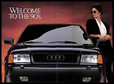 1992 Audi PRINT AD Welcome To The 90s German Car Vehicle picture
