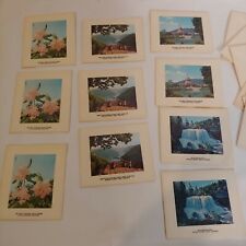 Vtg West Virginia Bright Of America Photo Cards Capitol Blackwater Falls History picture